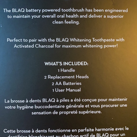 BLAQ Battery Powered Toothbrush - Picture 2 of 4
